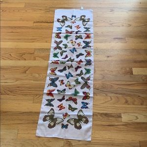 Vintage butterfly scarf